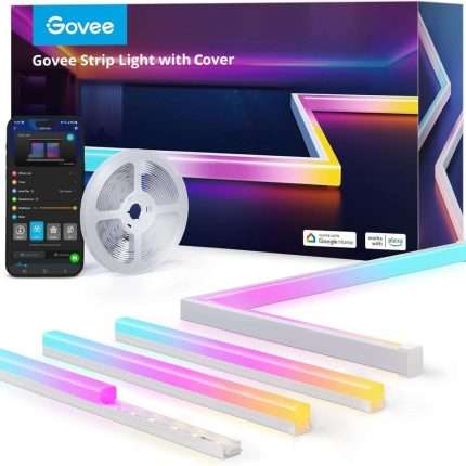 govee tira led rgbic 5 metros con cubierta